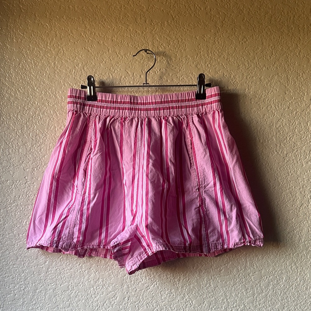Free People Striped Shorts